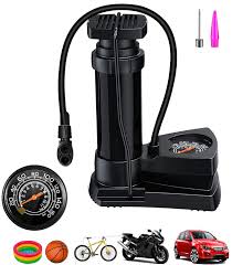 High Pressure Foot Air Pump β Mini Heavy-Duty Pump for Bicycle, Car, Scooter, Balls & Toys (No Gauge) (Random Color)
