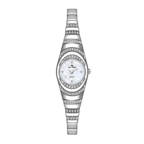 “Women’s Luxury Diamond Gold Bracelet Watch