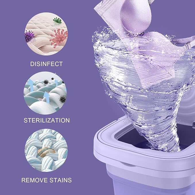Foldable Mini Laundry Machine