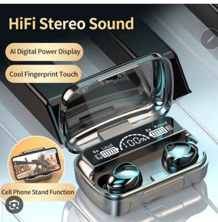 DaMix Original M10 Bluetooth Earbuds | Wireless Earphones with LED Display & Power Bank Case