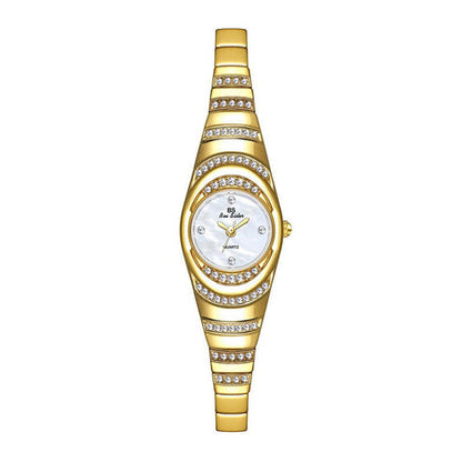 “Women’s Luxury Diamond Gold Bracelet Watch