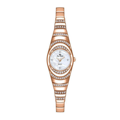 “Women’s Luxury Diamond Gold Bracelet Watch