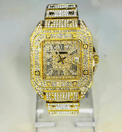Stylish Women’s Gold Color Watch  Luxury Look – Not Real Gold